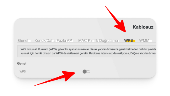 Zyxel Modemde WPS Nasıl Kapatılır? - 1