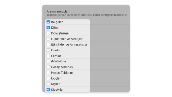 macOS Spotlight'ta Arama Sonuçları Nasıl Sınırlandırılır? - 4