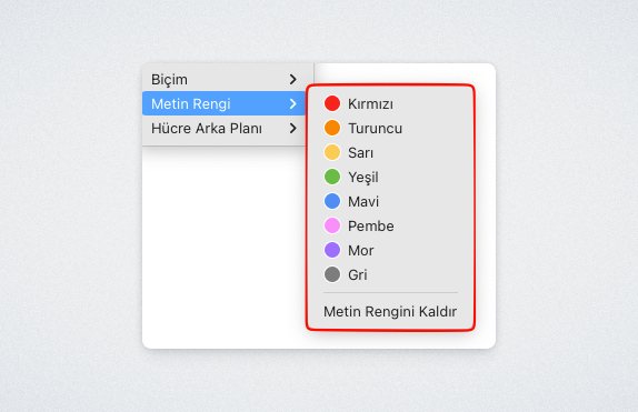 UpNote'ta "Tablo Metin Rengi" Nasıl Değiştirilir? - 4