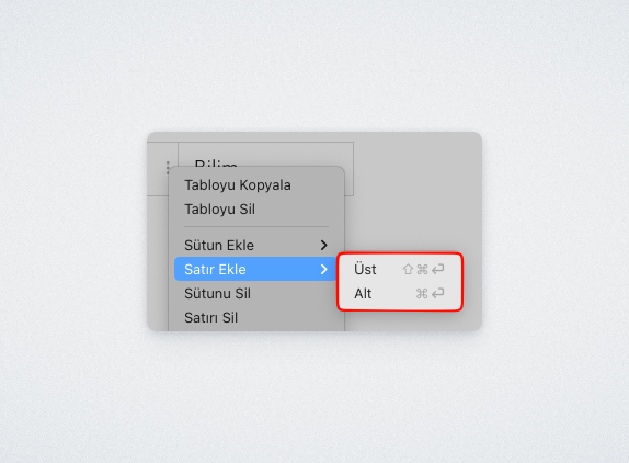UpNote'ta "Tabloya Satır Ekleme" Nasıl Yapılır? - 4
