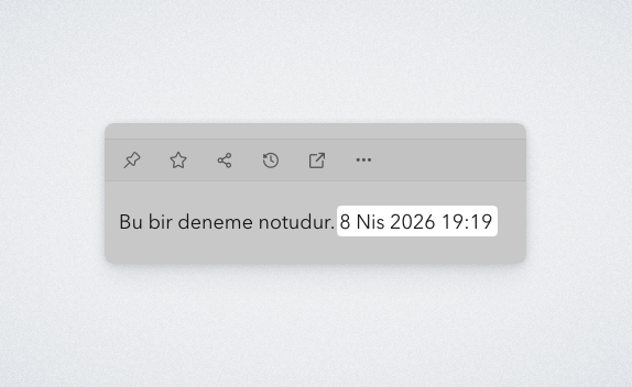 UpNote'ta Not İçerisine "Tarih" Nasıl Eklenir? - 5
