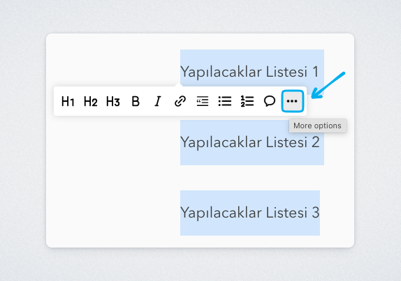 Calmly Writer'da "Yapılacaklar Listesi" Nasıl Oluşturulur? - 2